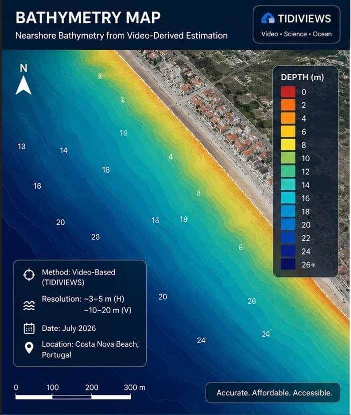 Nearshore bathymetry analysis
